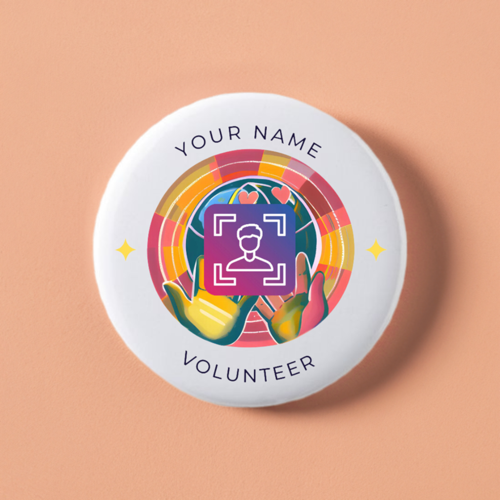 Custom Volunteer Name Badge