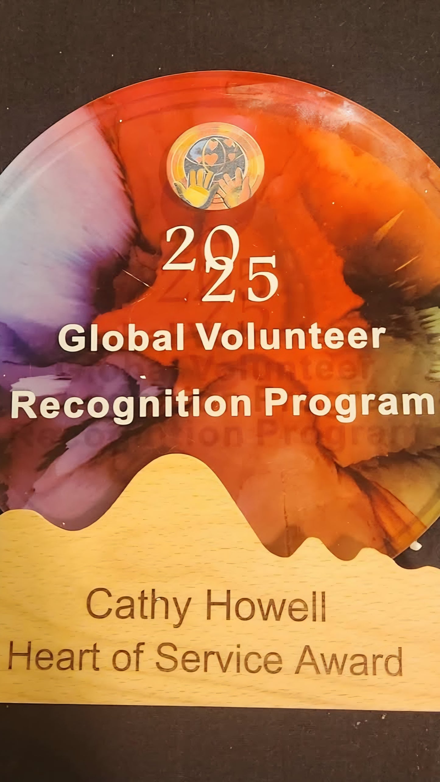 Award given during past gala
