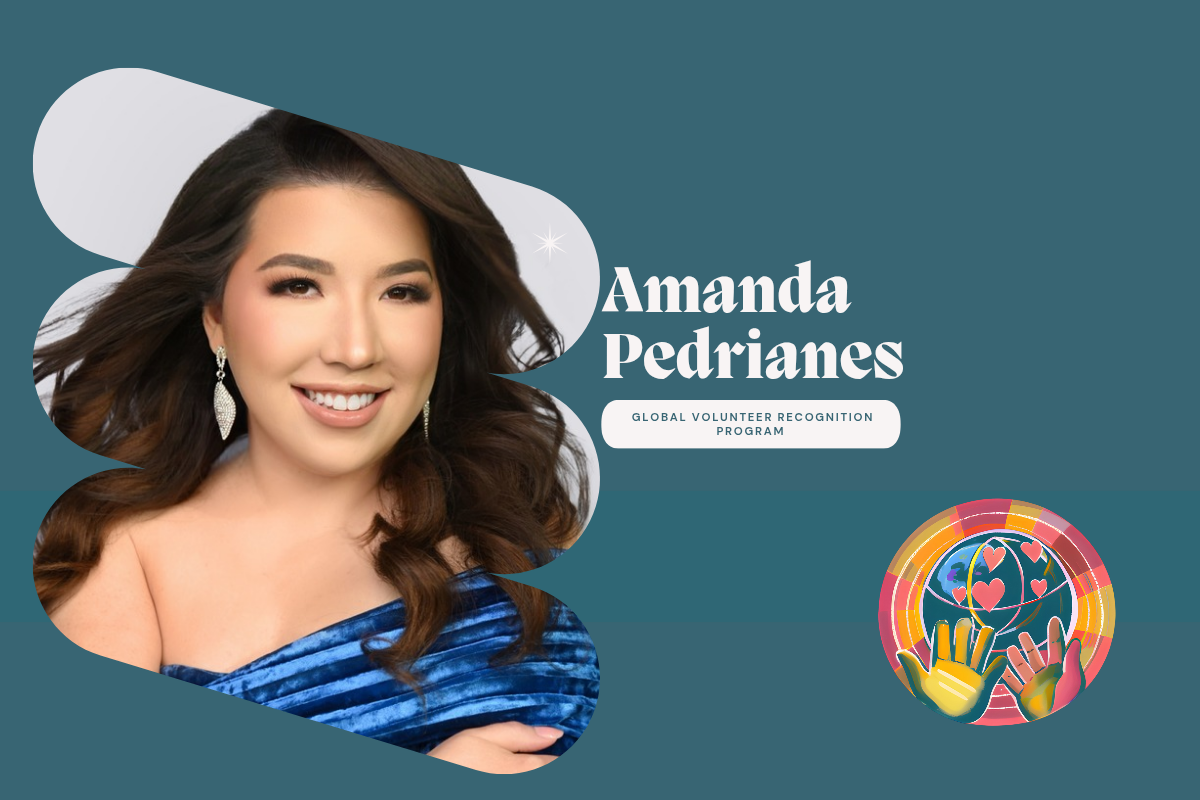 Amanda Pedrianes a women with longhair wearing silver earrings