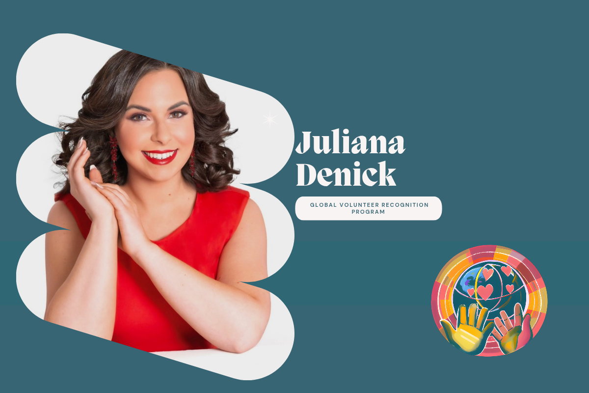 Juliana Denick Woman in a red dress with a white background 