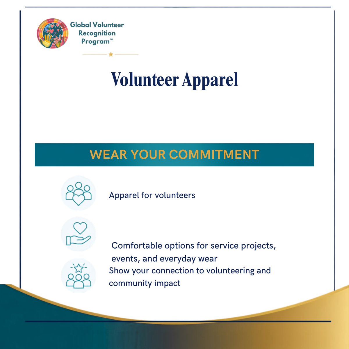 Volunteer apparel gvrp