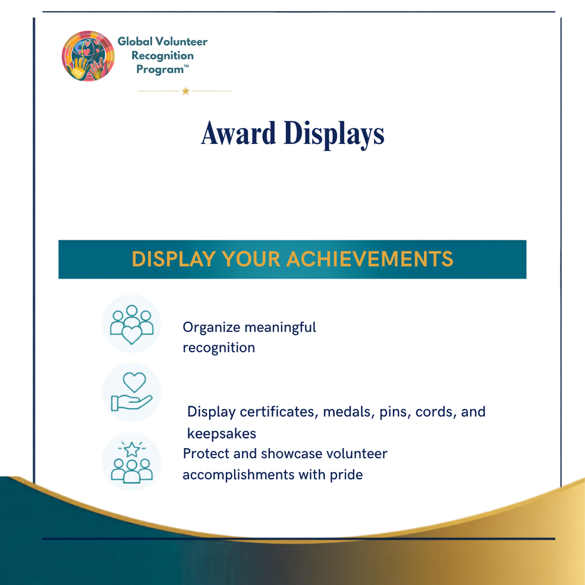 Award Displays to Show off your hardwork