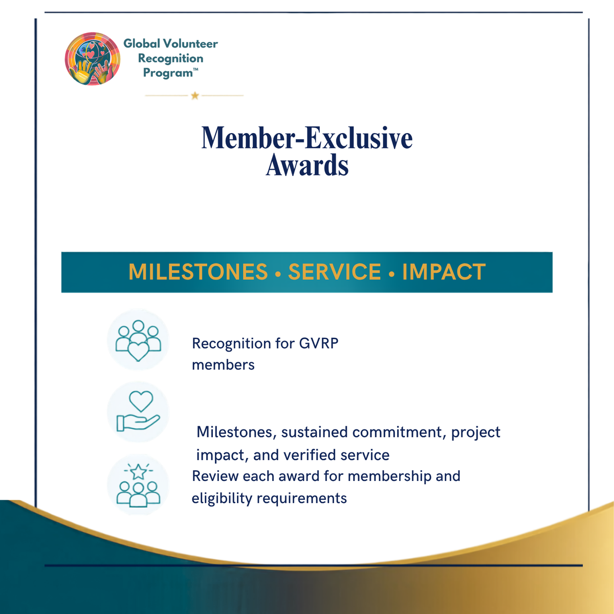 Member exclusive awards gvrp