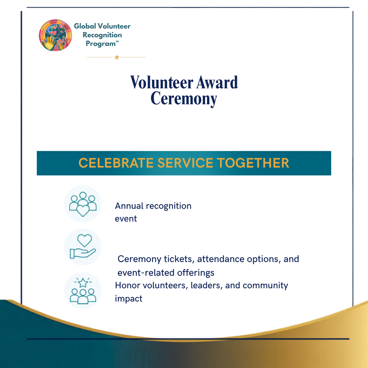 Volunteer awards ceremony gvrp