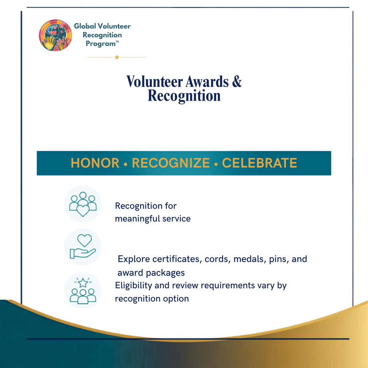 Volunteer awards and recognition 