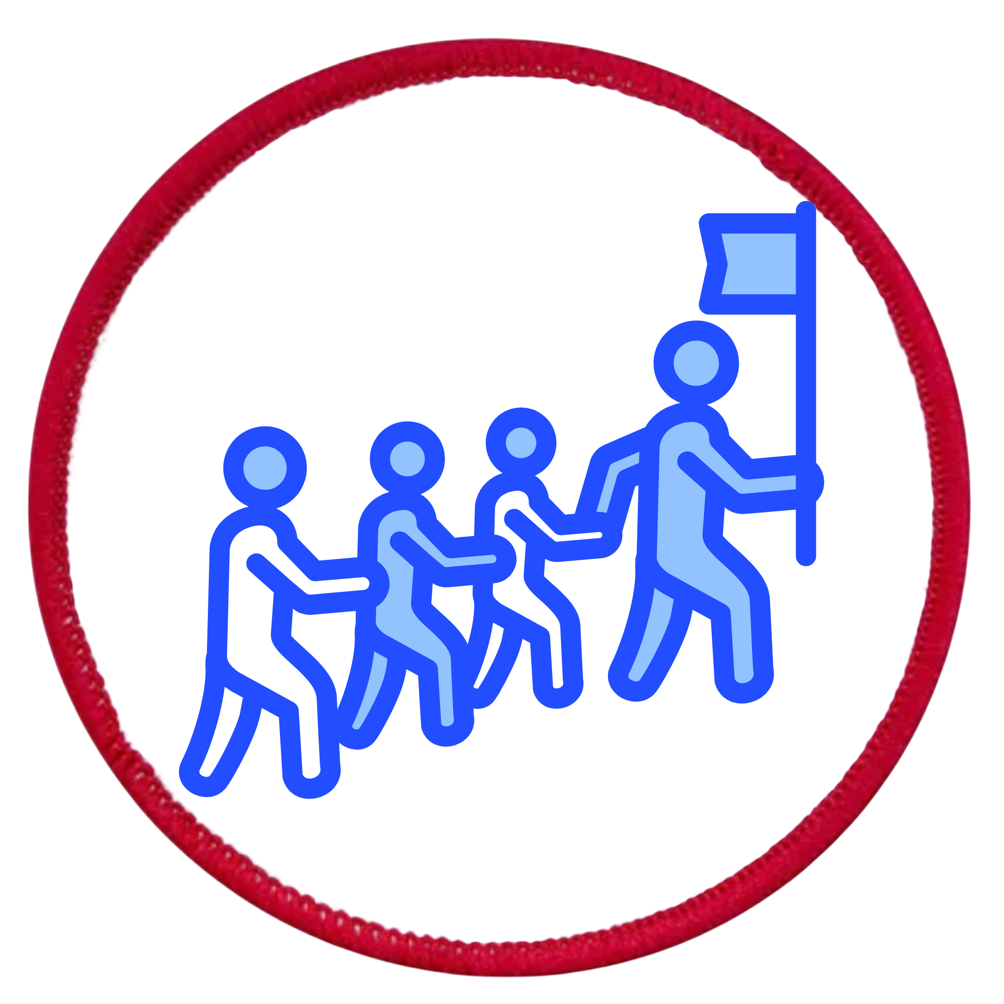 leadership-badge in different shapes and colors