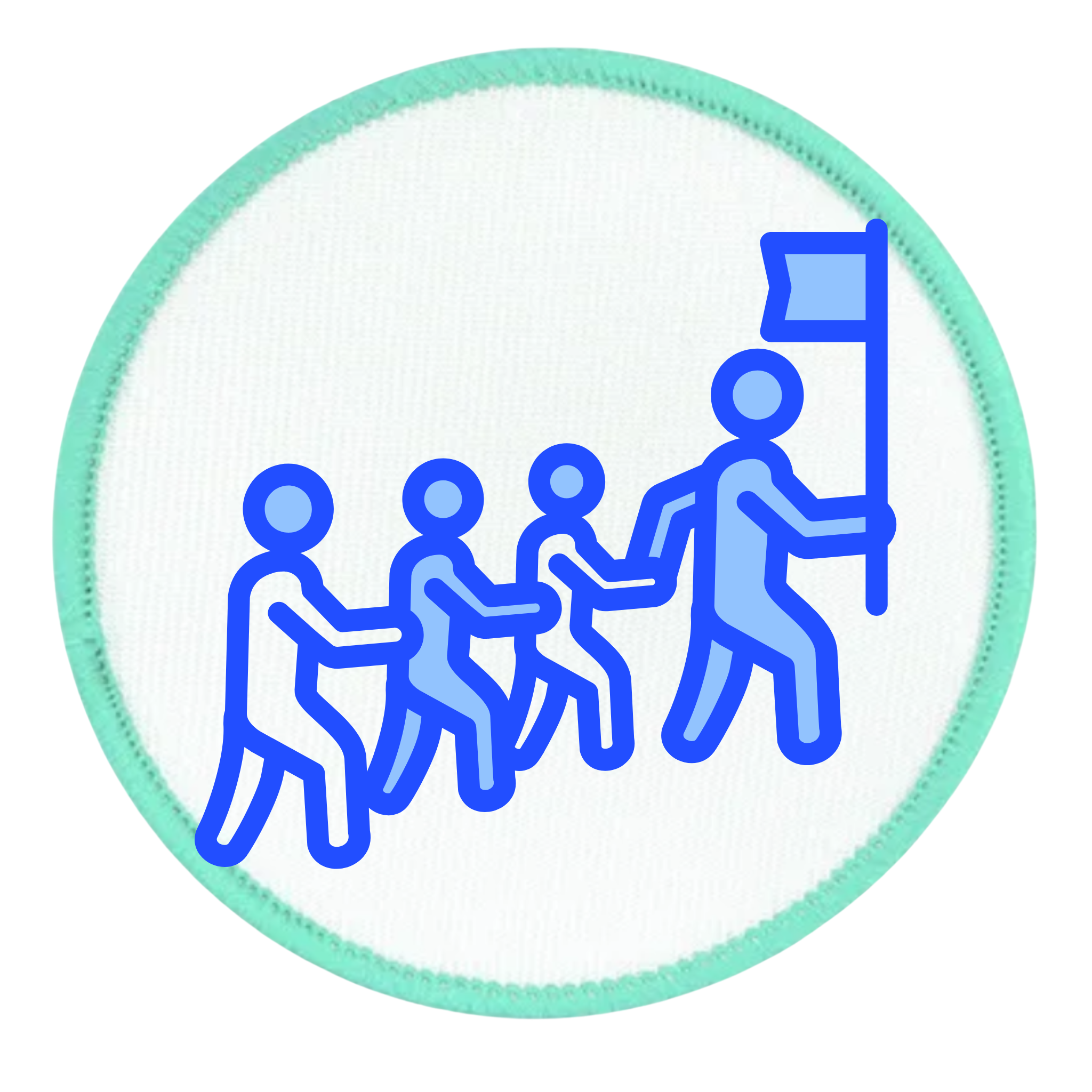 leadership-badge in different shapes and colors