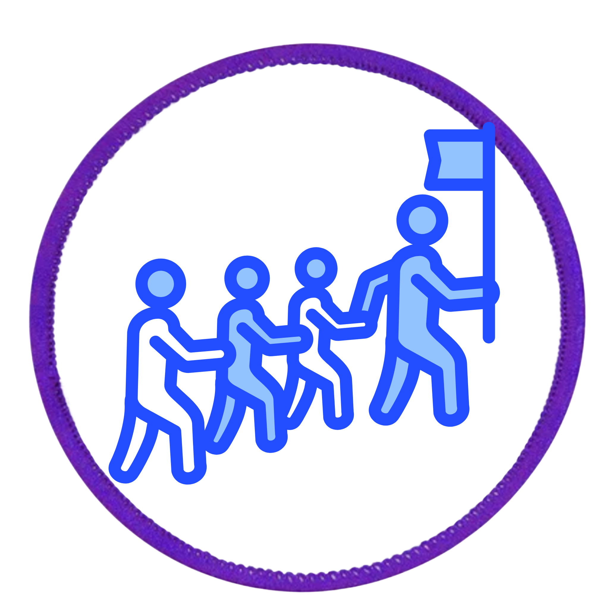 leadership-badge in different shapes and colors