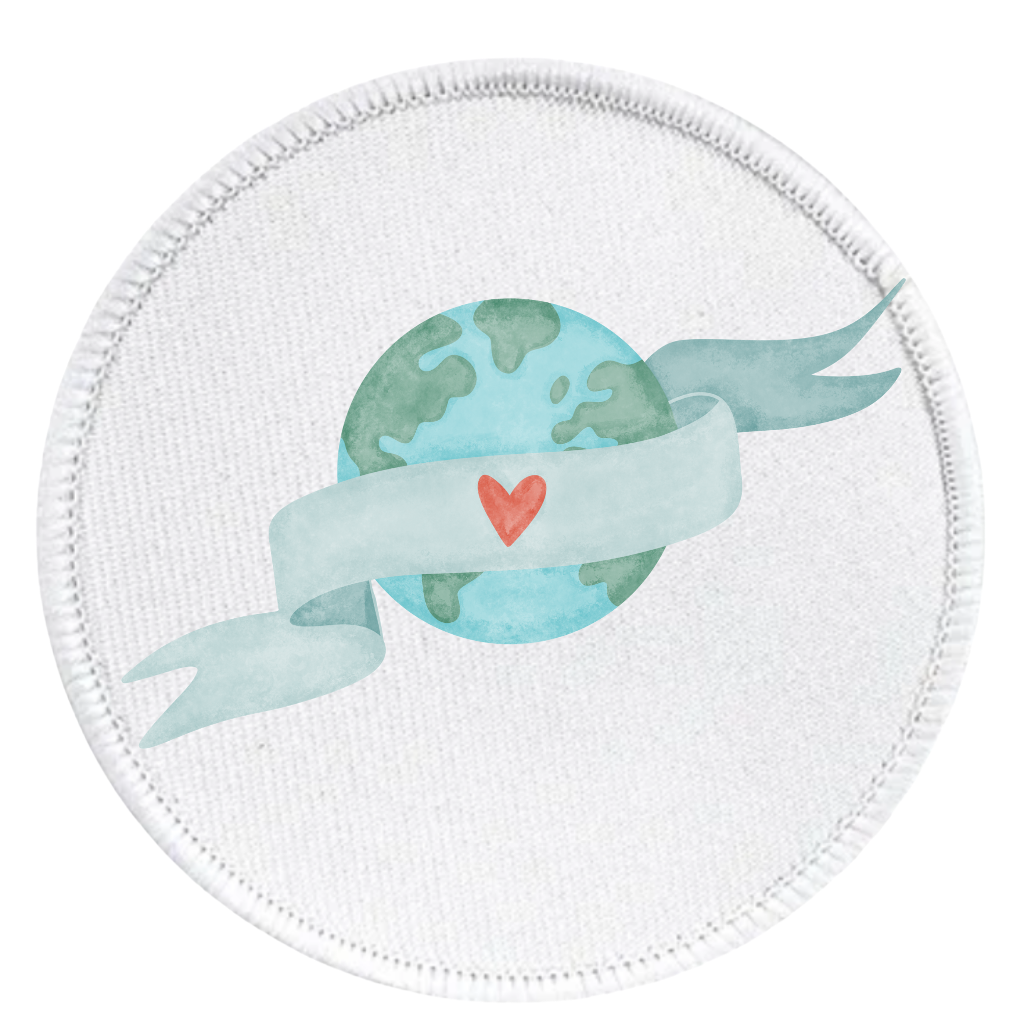 global impact badge in different colors and shapes