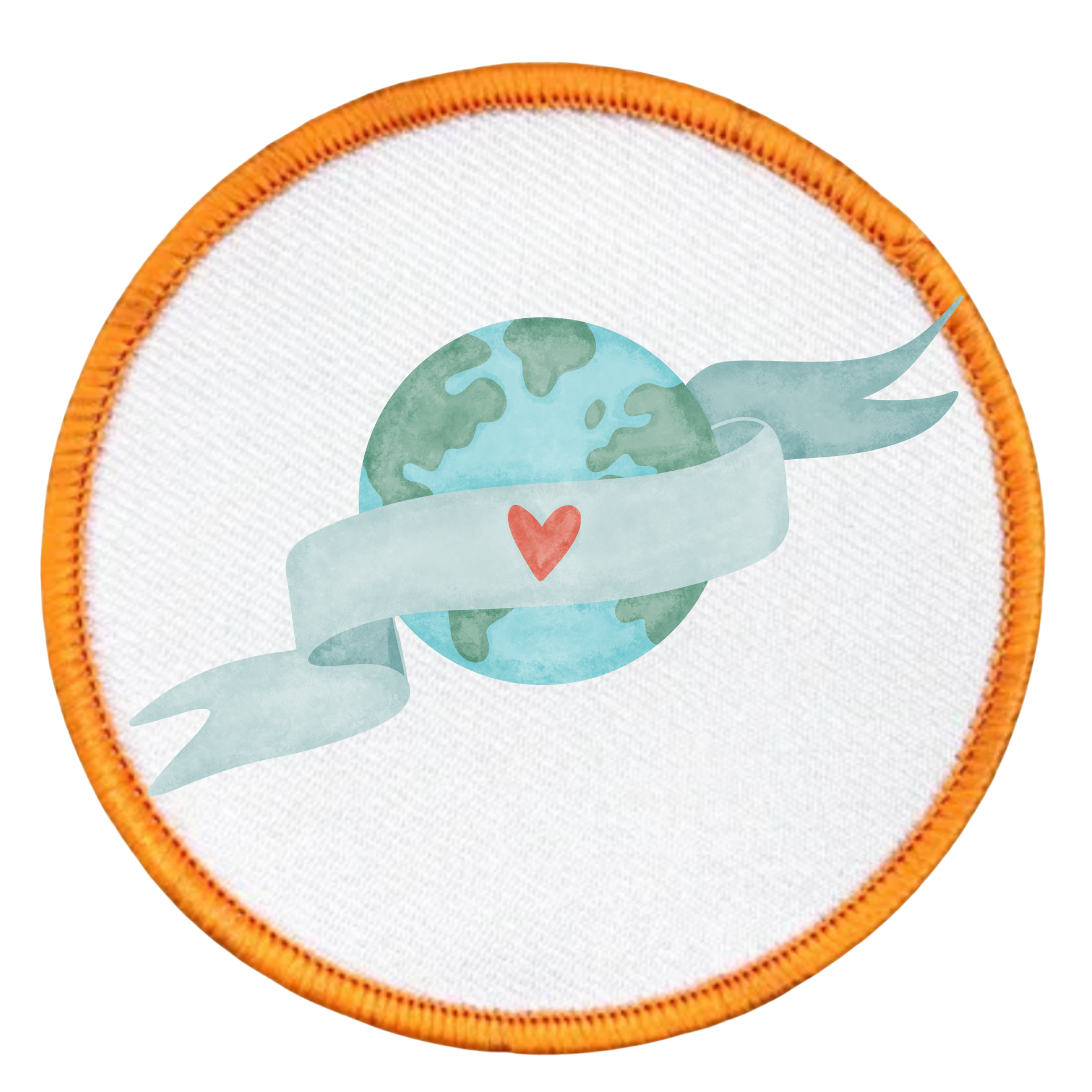 global impact badge in different colors and shapes