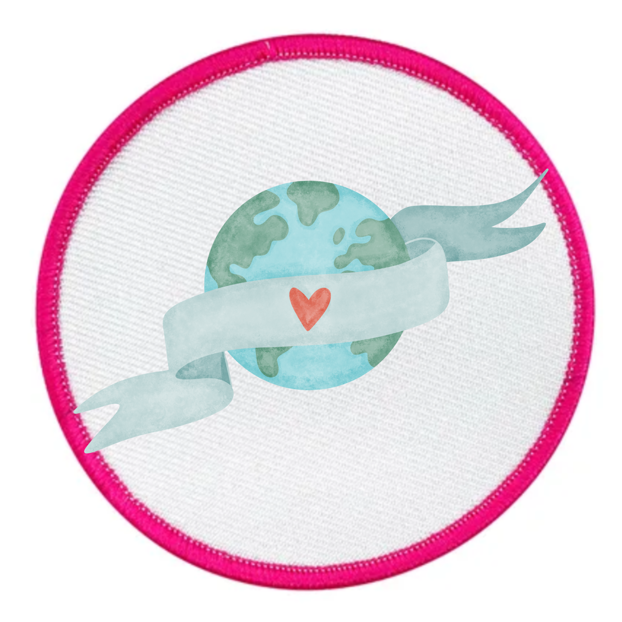 global impact badge in different colors and shapes