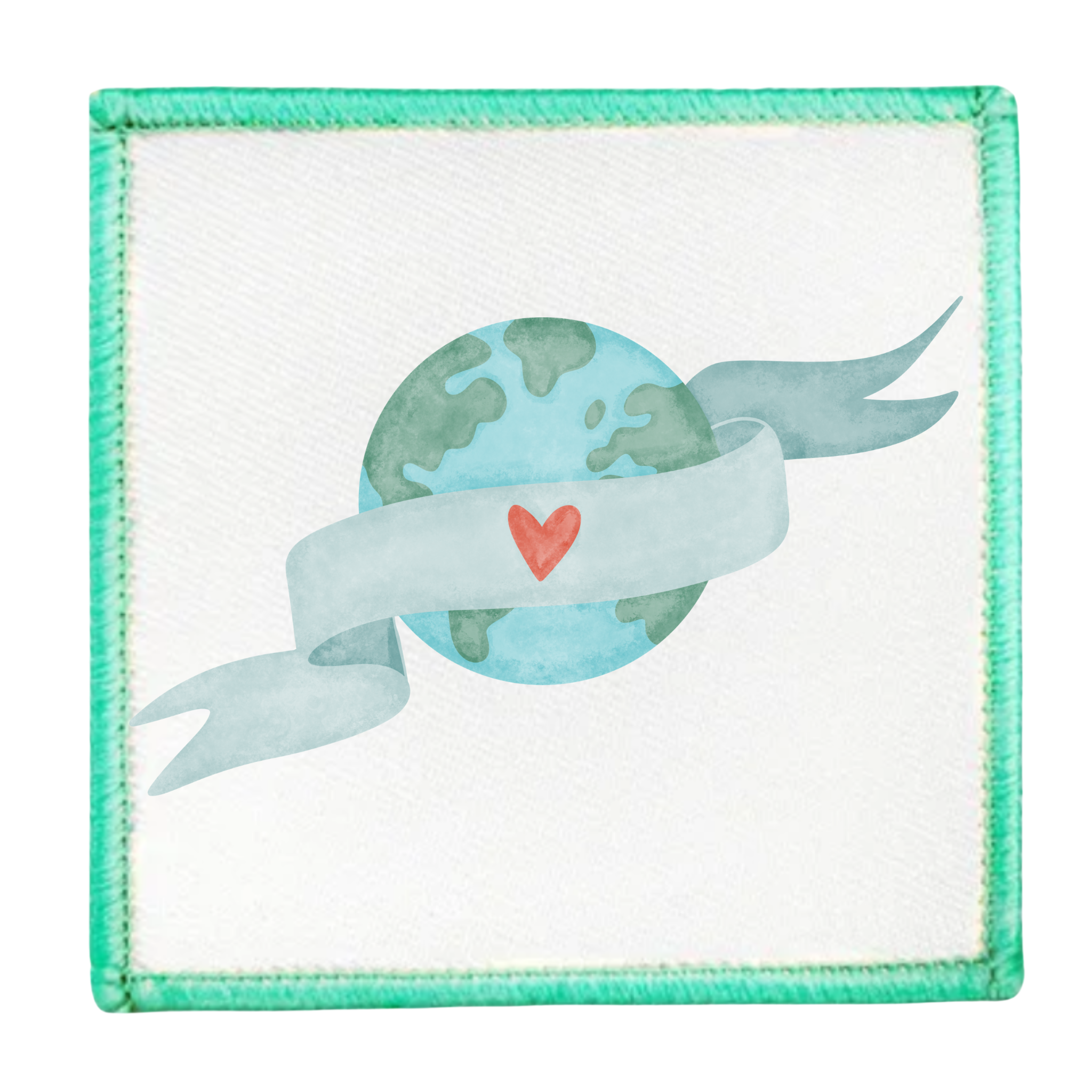 global impact badge in different colors and shapes