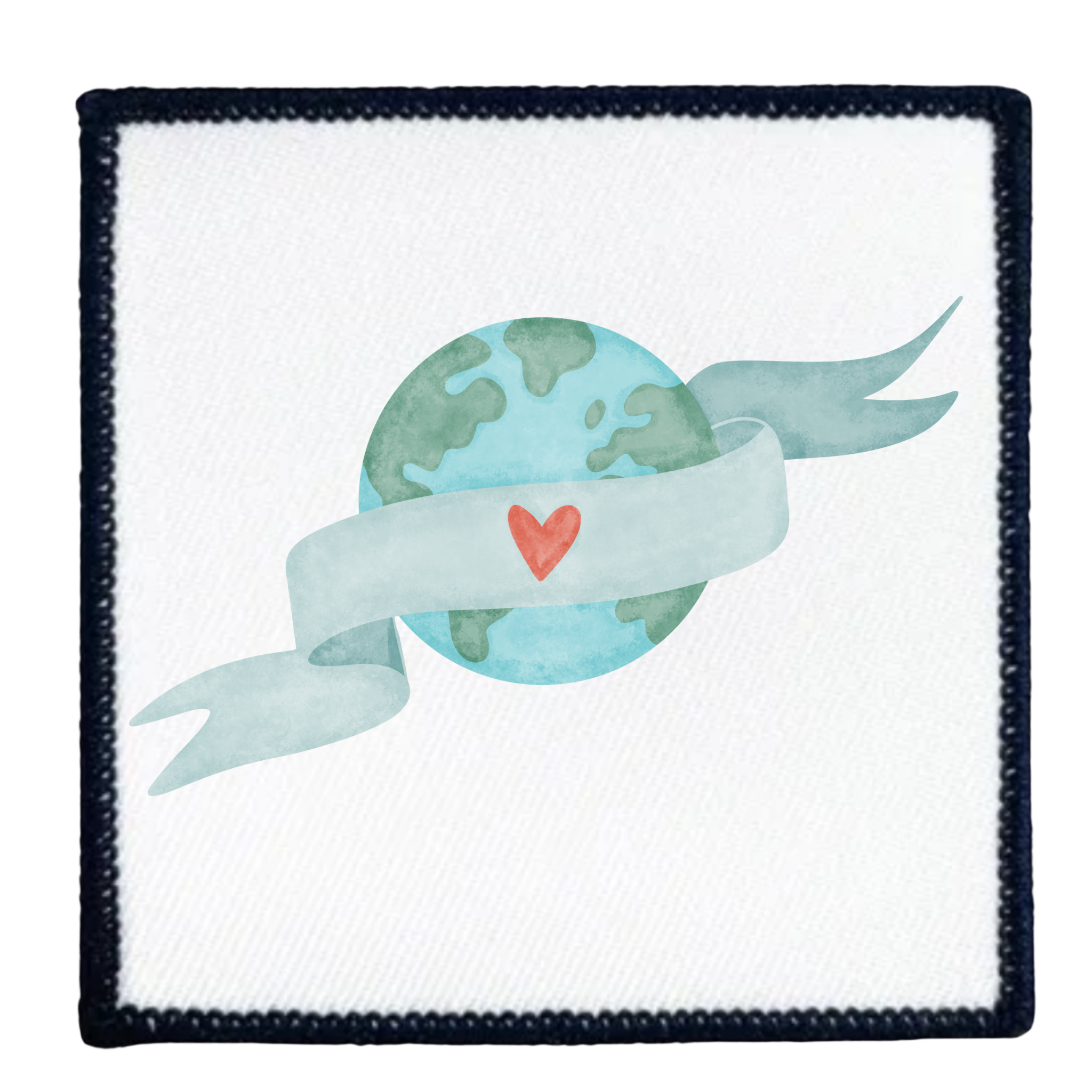 global impact badge in different colors and shapes