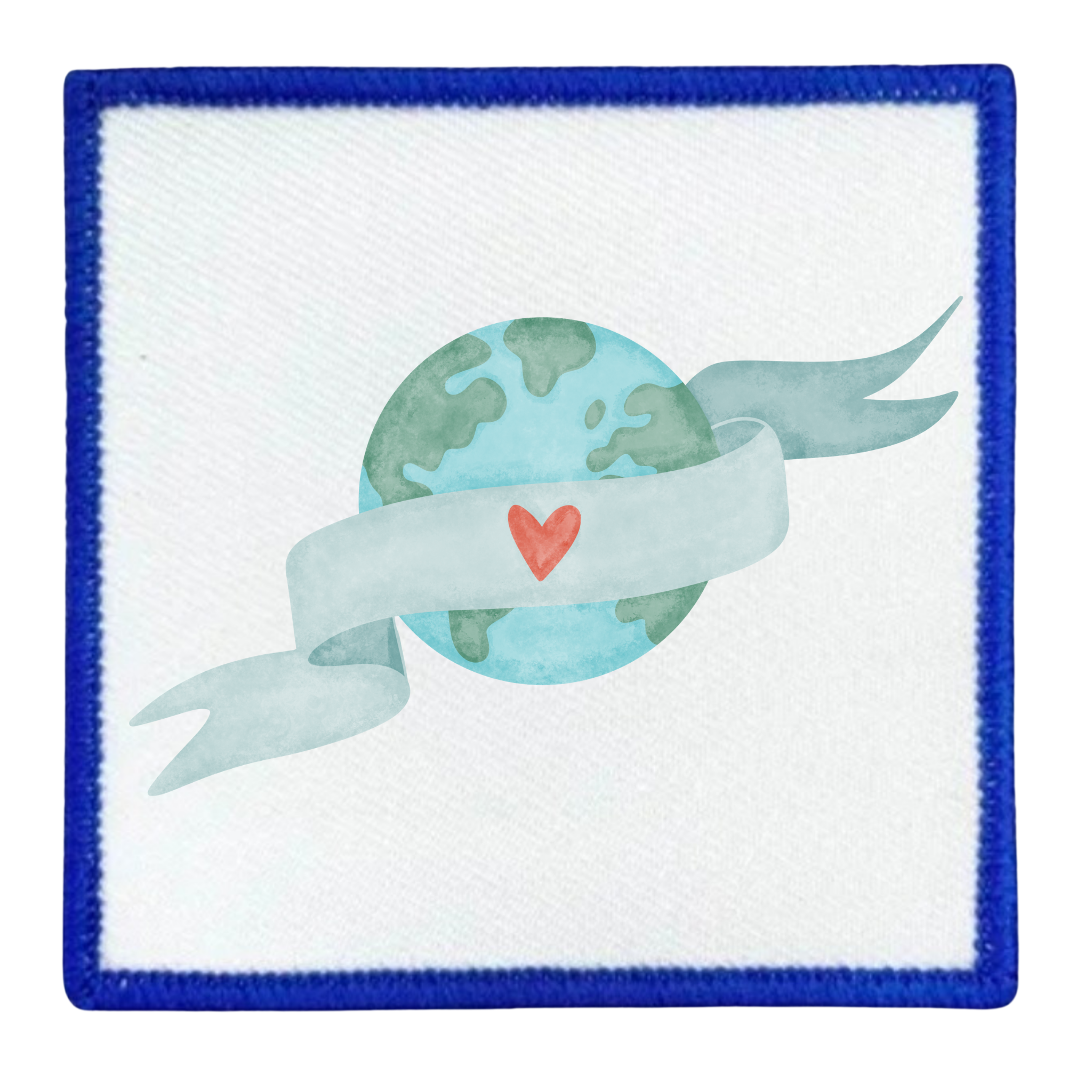 global impact badge in different colors and shapes