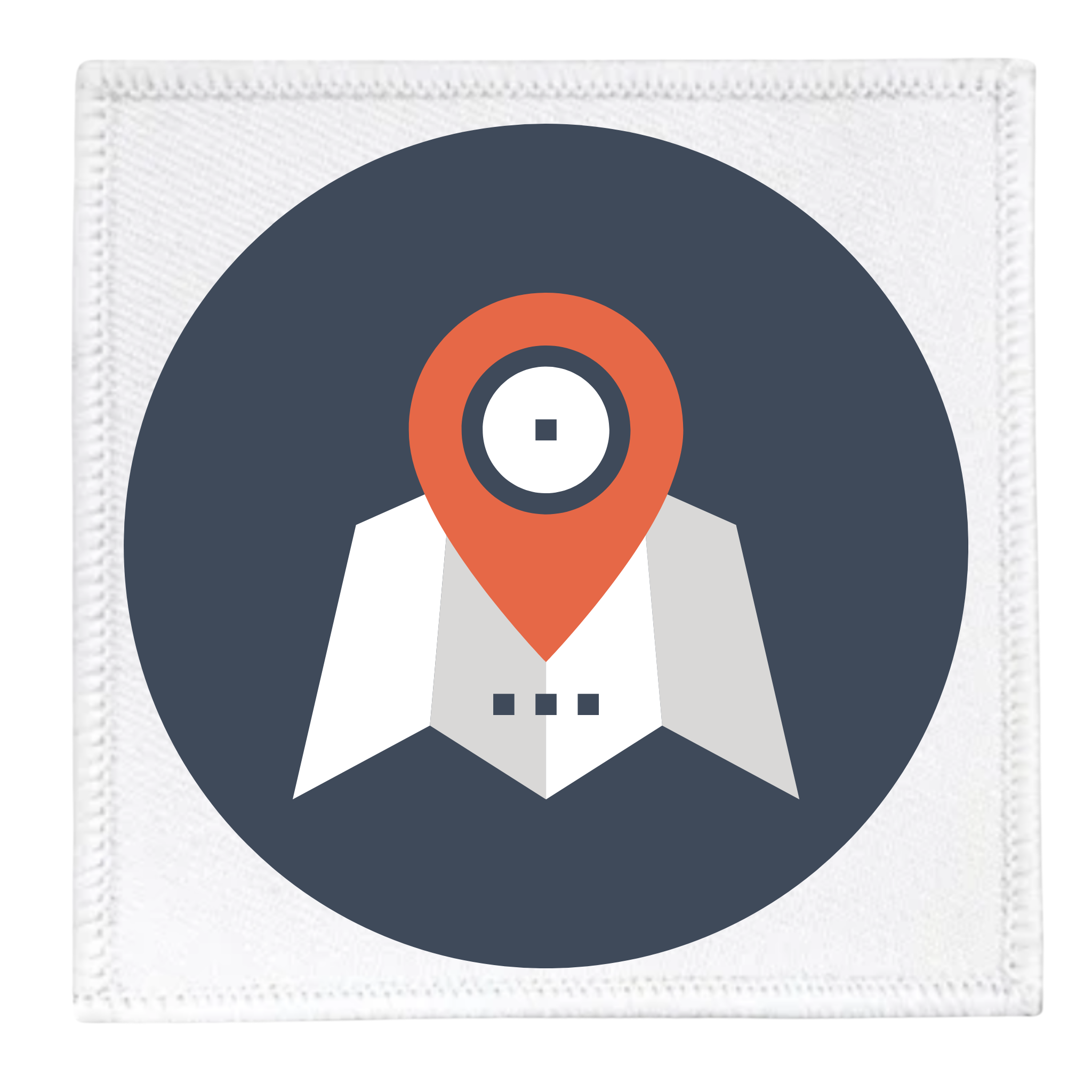 local impact badge in different colors and shapes