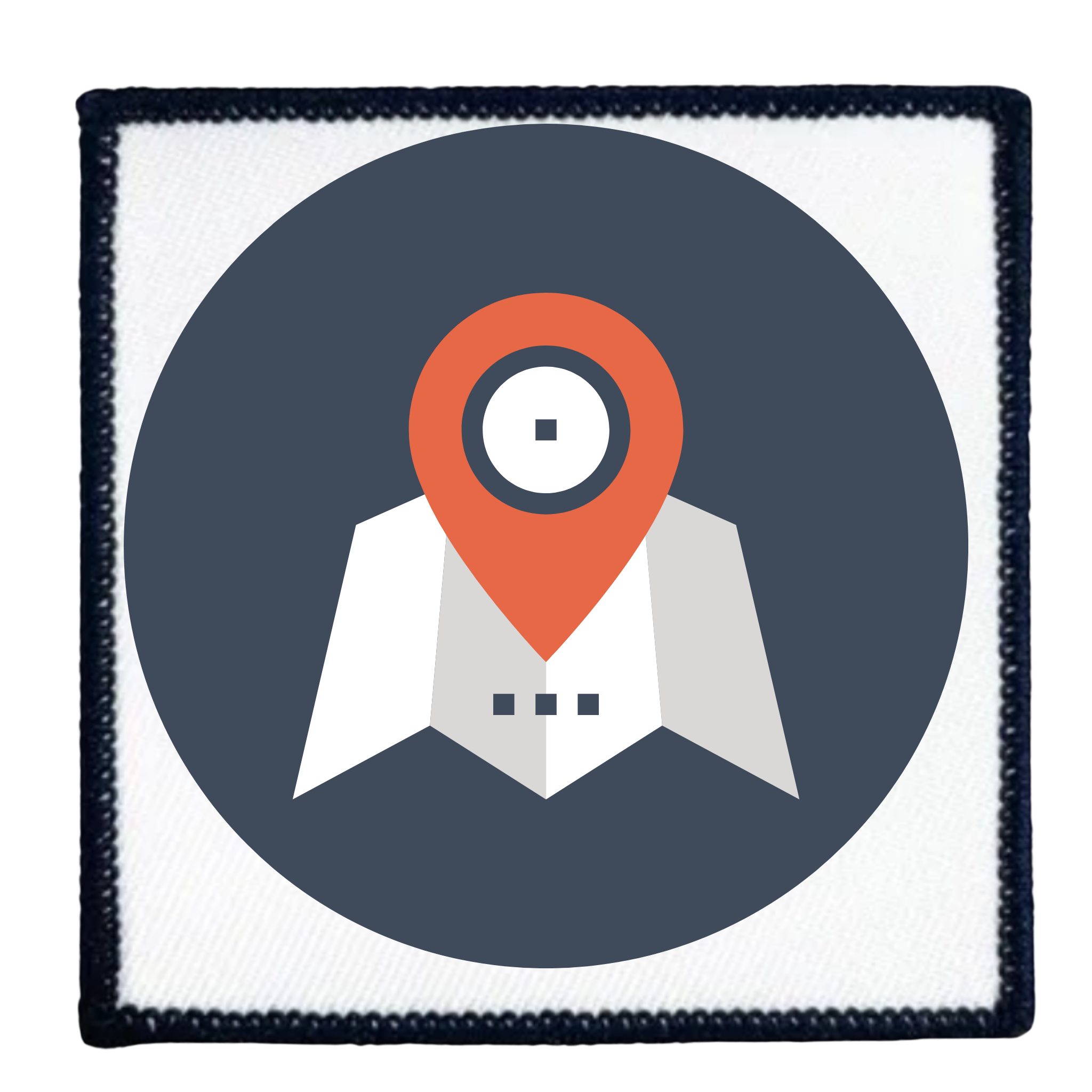 local impact badge in different colors and shapes