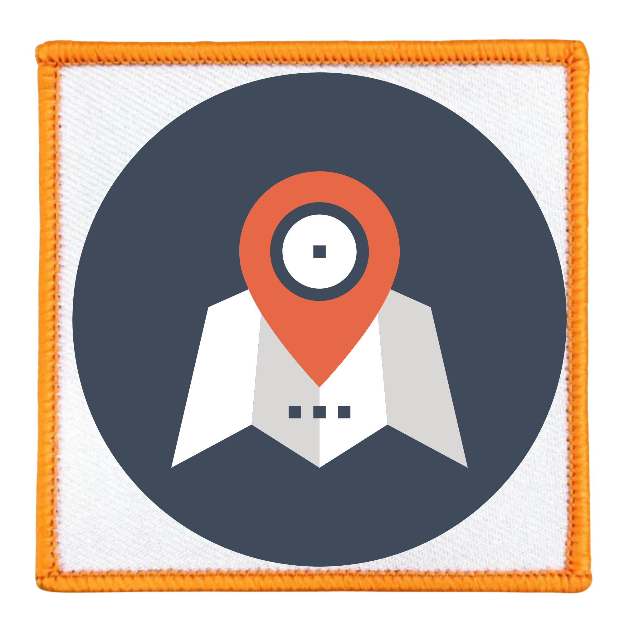 local impact badge in different colors and shapes