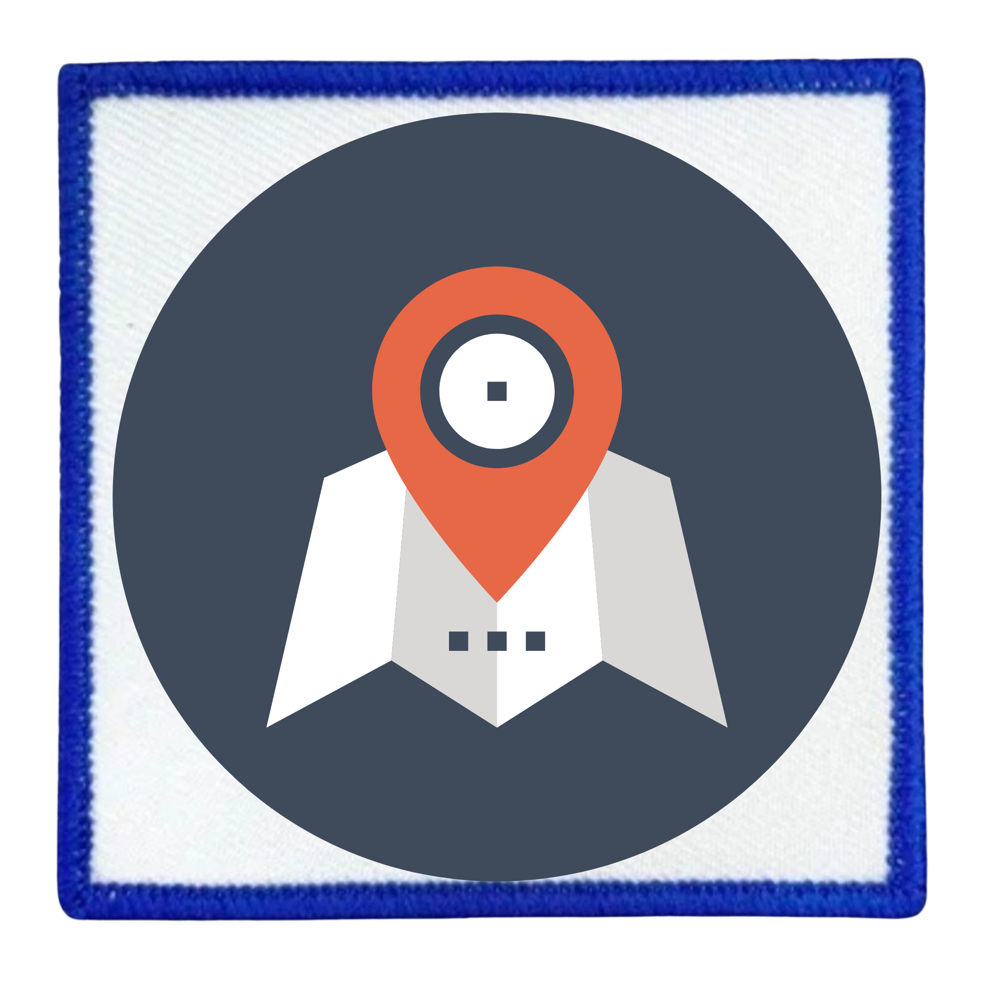 local impact badge in different colors and shapes