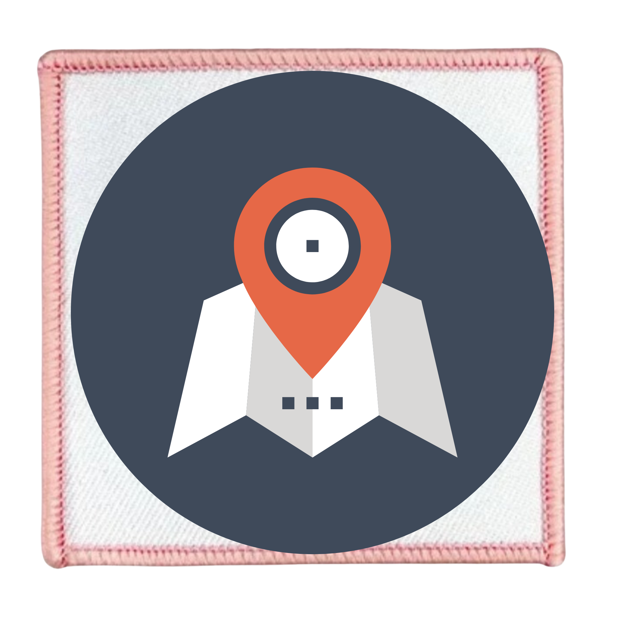 local impact badge in different colors and shapes