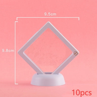 3D Jewelry Coin Display Stand Case Rack Collections Storage Box For Earring Gems Ring Doll Coin Badge Medal Holder