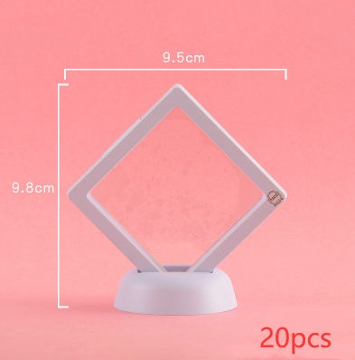 3D Jewelry Coin Display Stand Case Rack Collections Storage Box For Earring Gems Ring Doll Coin Badge Medal Holder