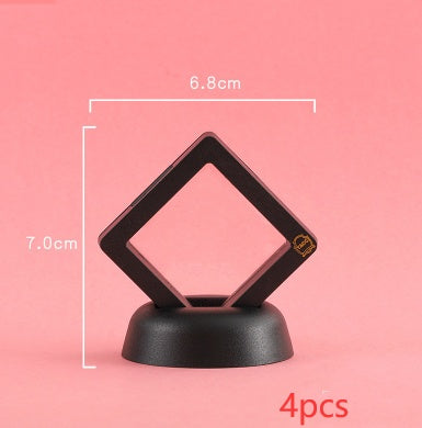 3D Jewelry Coin Display Stand Case Rack Collections Storage Box For Earring Gems Ring Doll Coin Badge Medal Holder