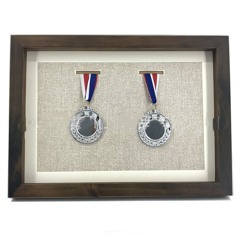 Solid Wood Medal Display Frame Medal Storage Box