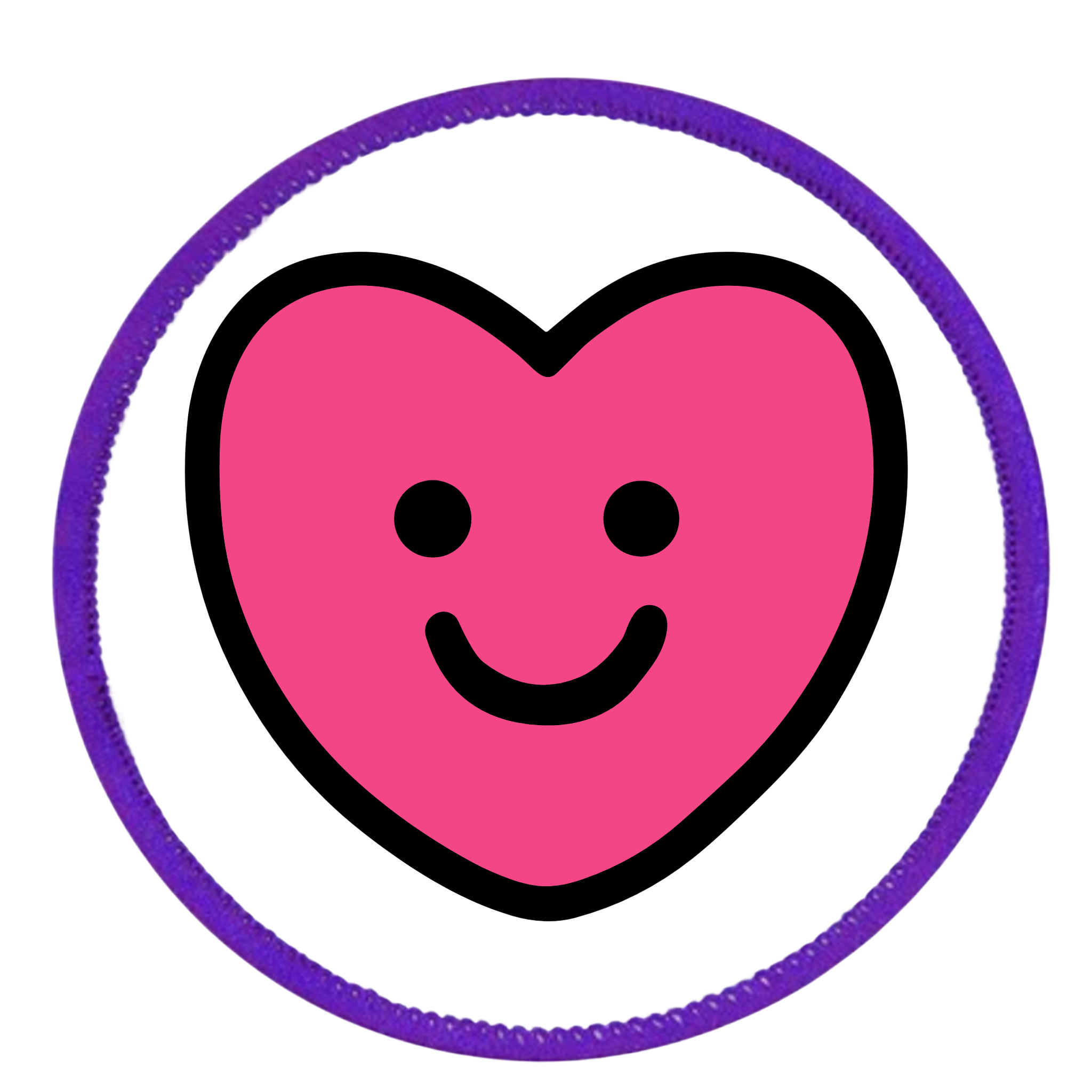 kindness badge in different colors and shapes