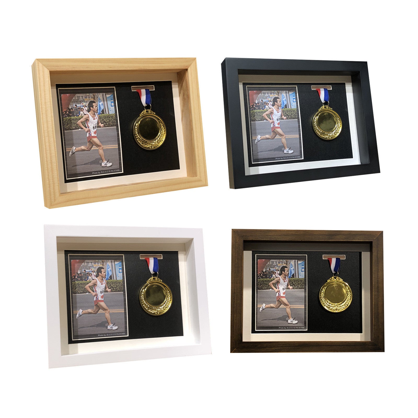Solid Wood Medal Display Frame Medal Storage Box
