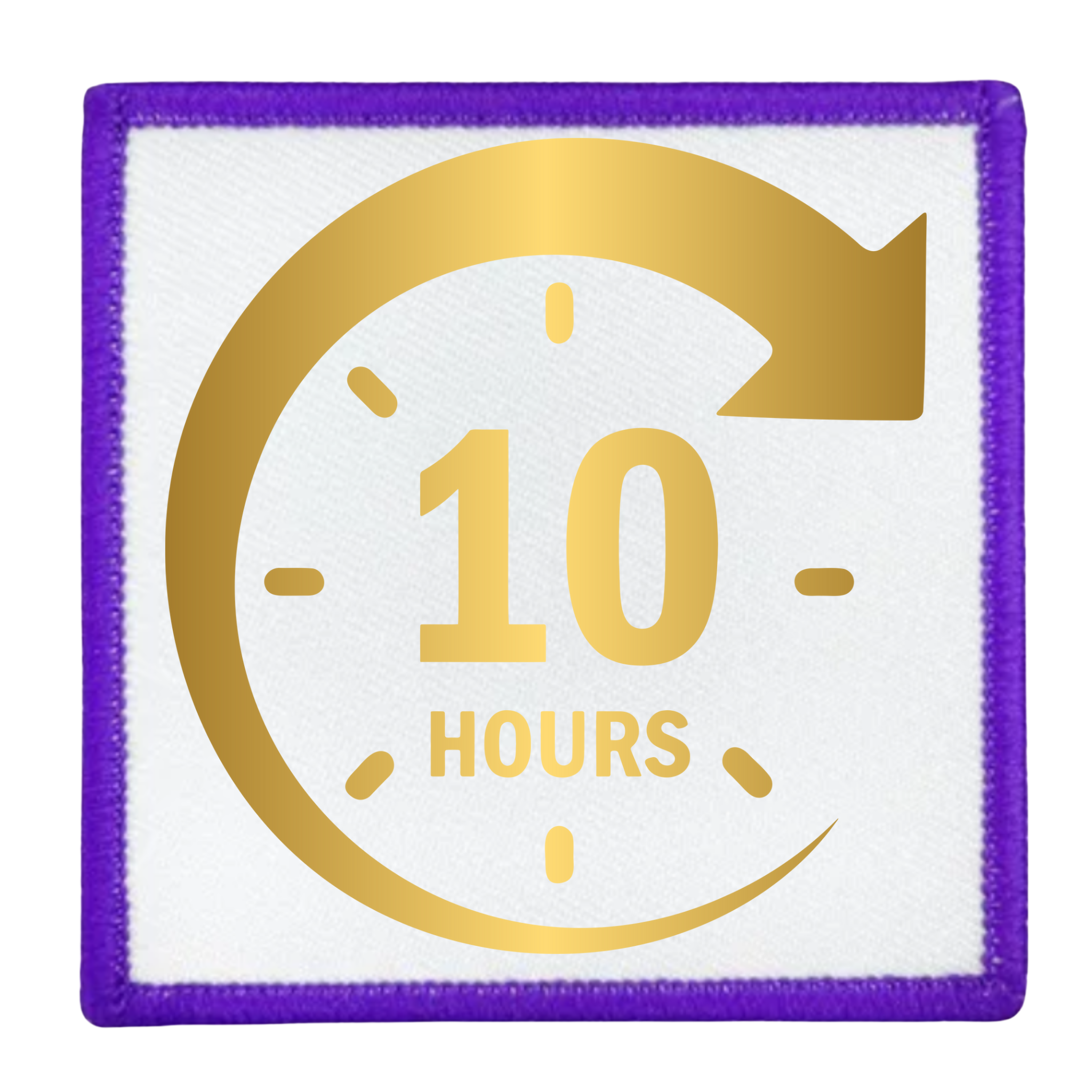 service milestone badge in different colors and shapes