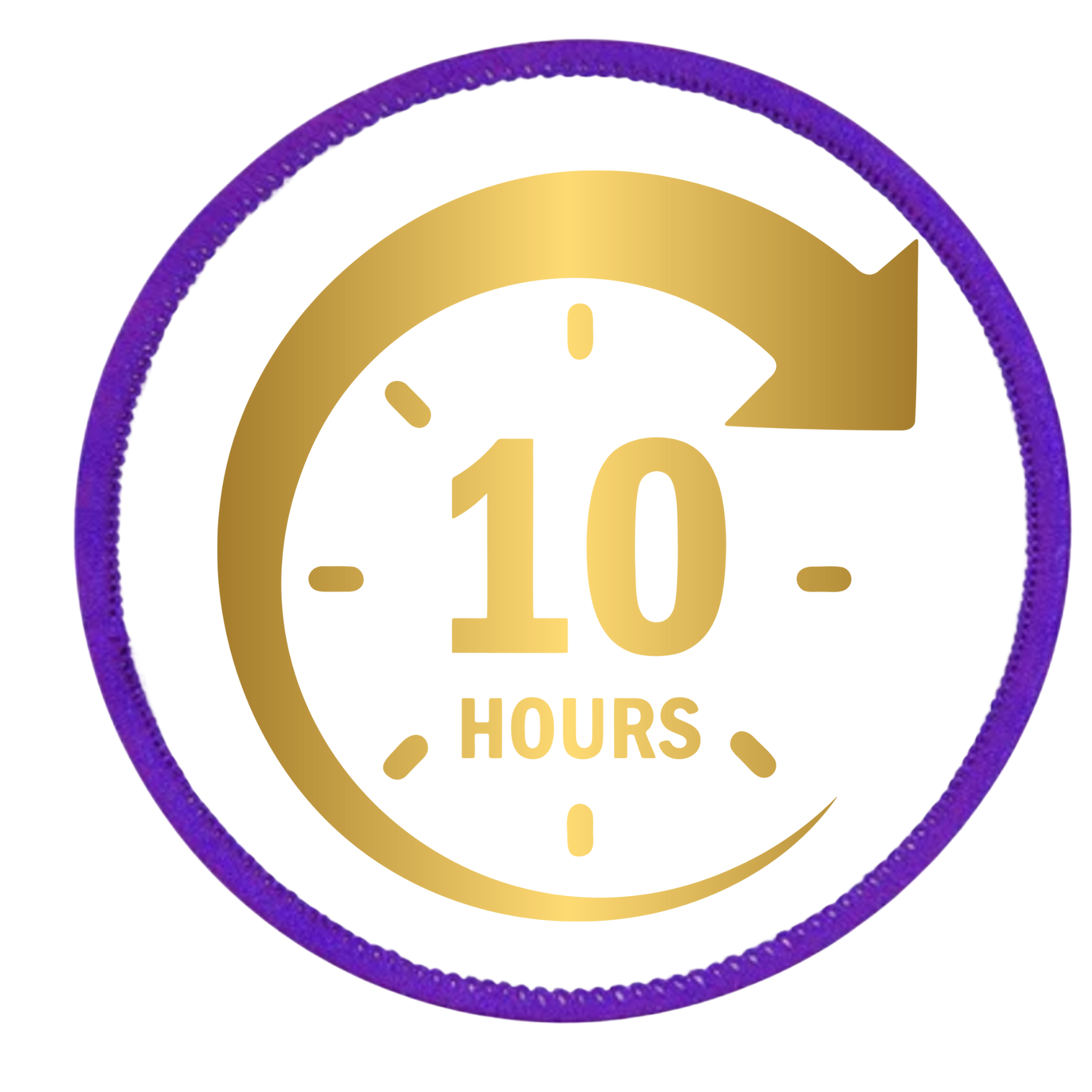 service milestone badge in different colors and shapes