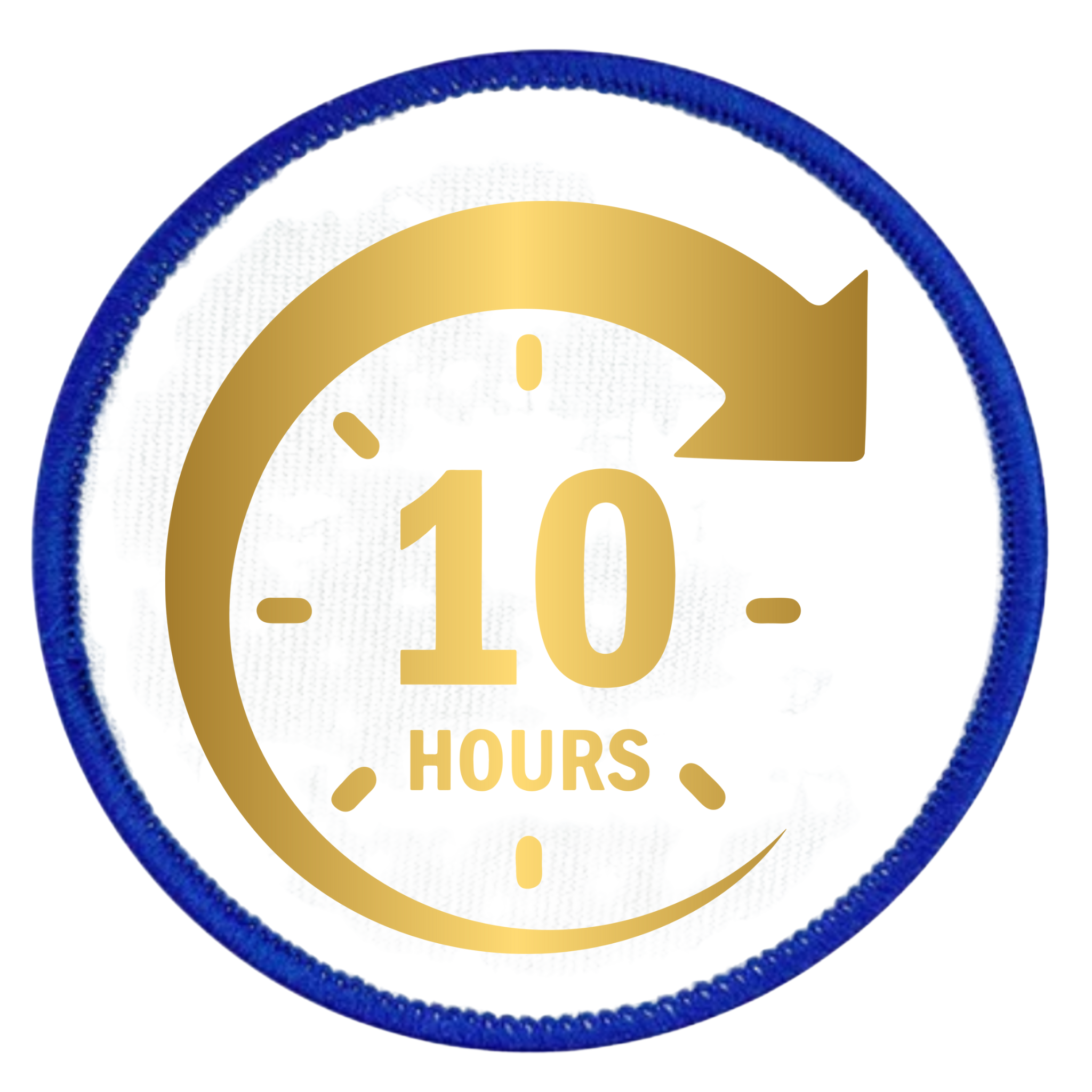 service milestone badge in different colors and shapes