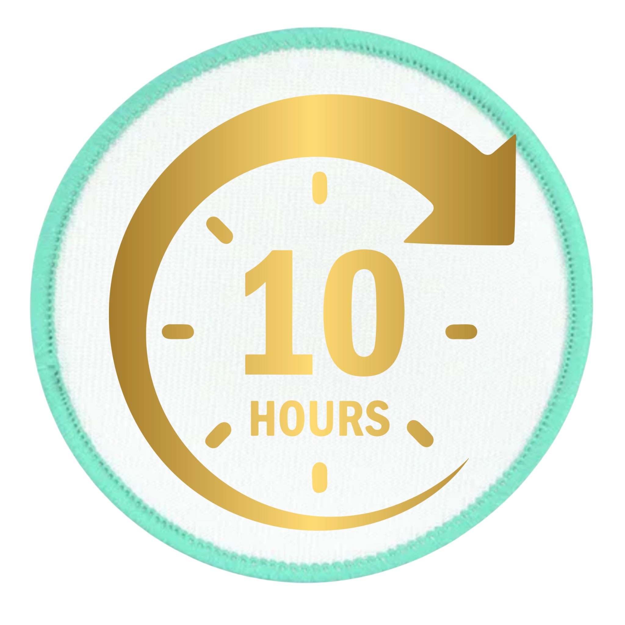 service milestone badge in different colors and shapes