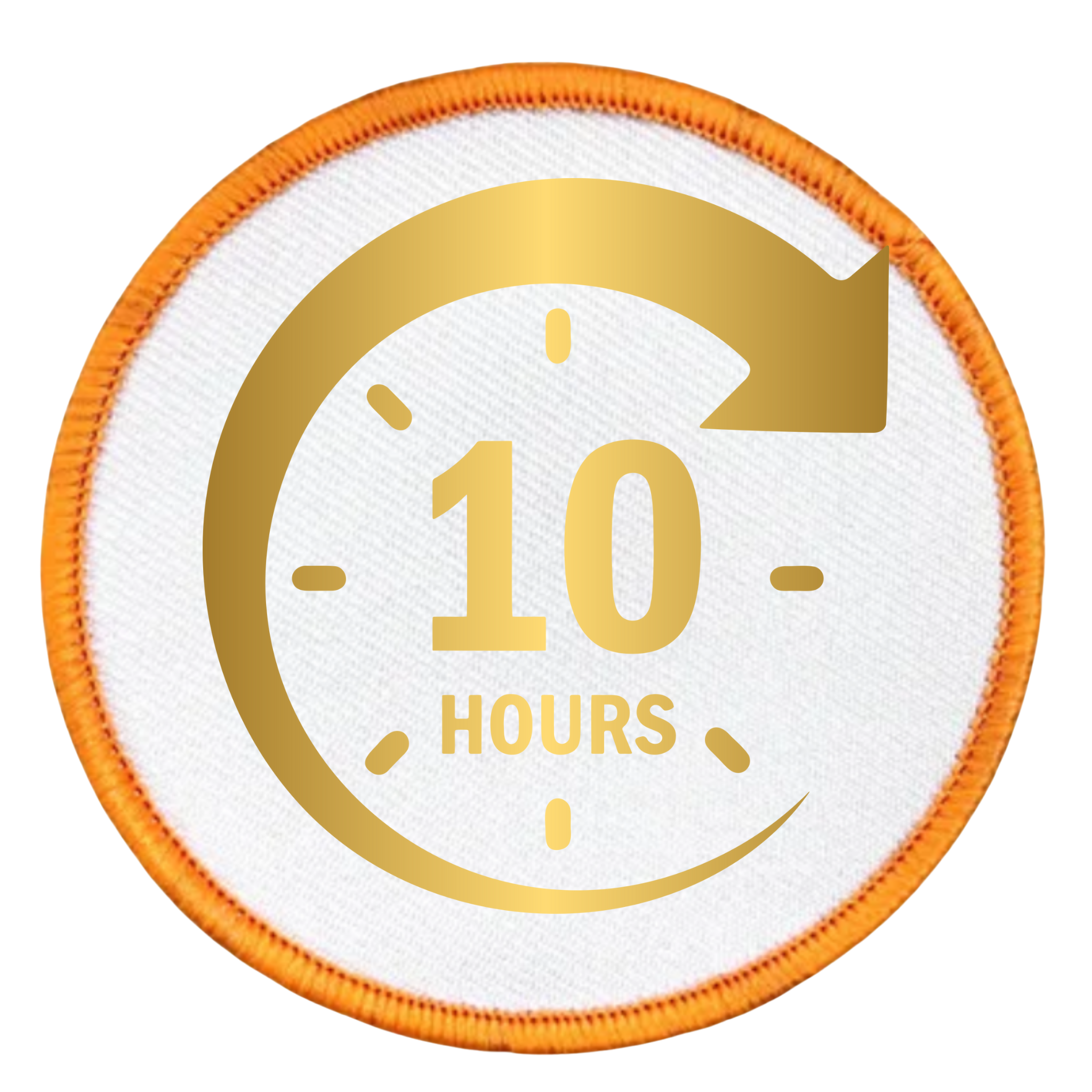 service milestone badge in different colors and shapes