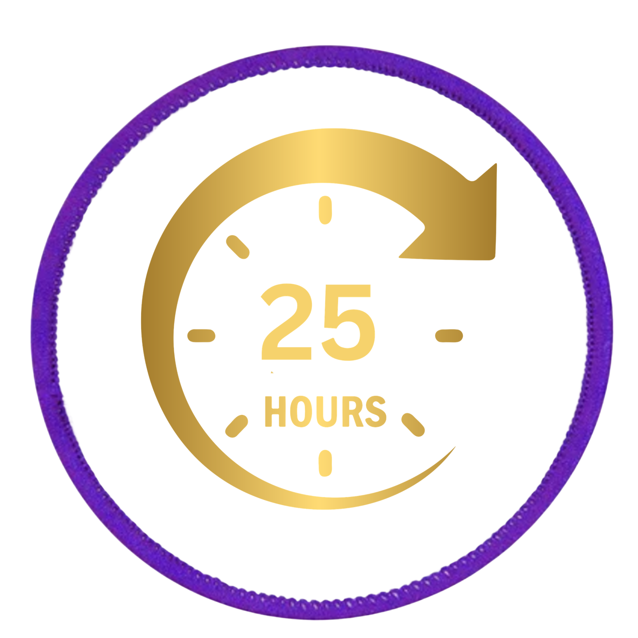 service milestone badge in different colors and shapes