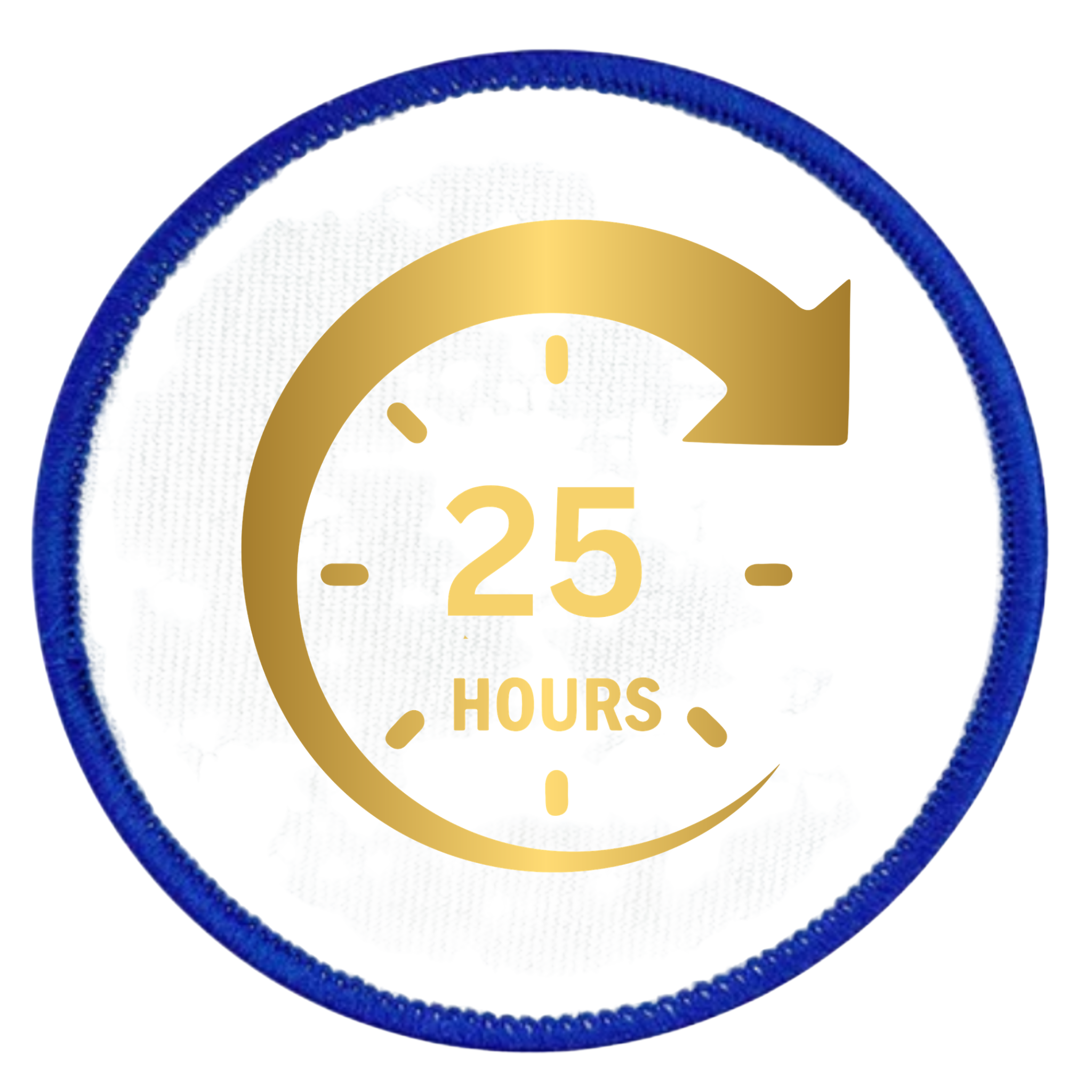 service milestone badge in different colors and shapes