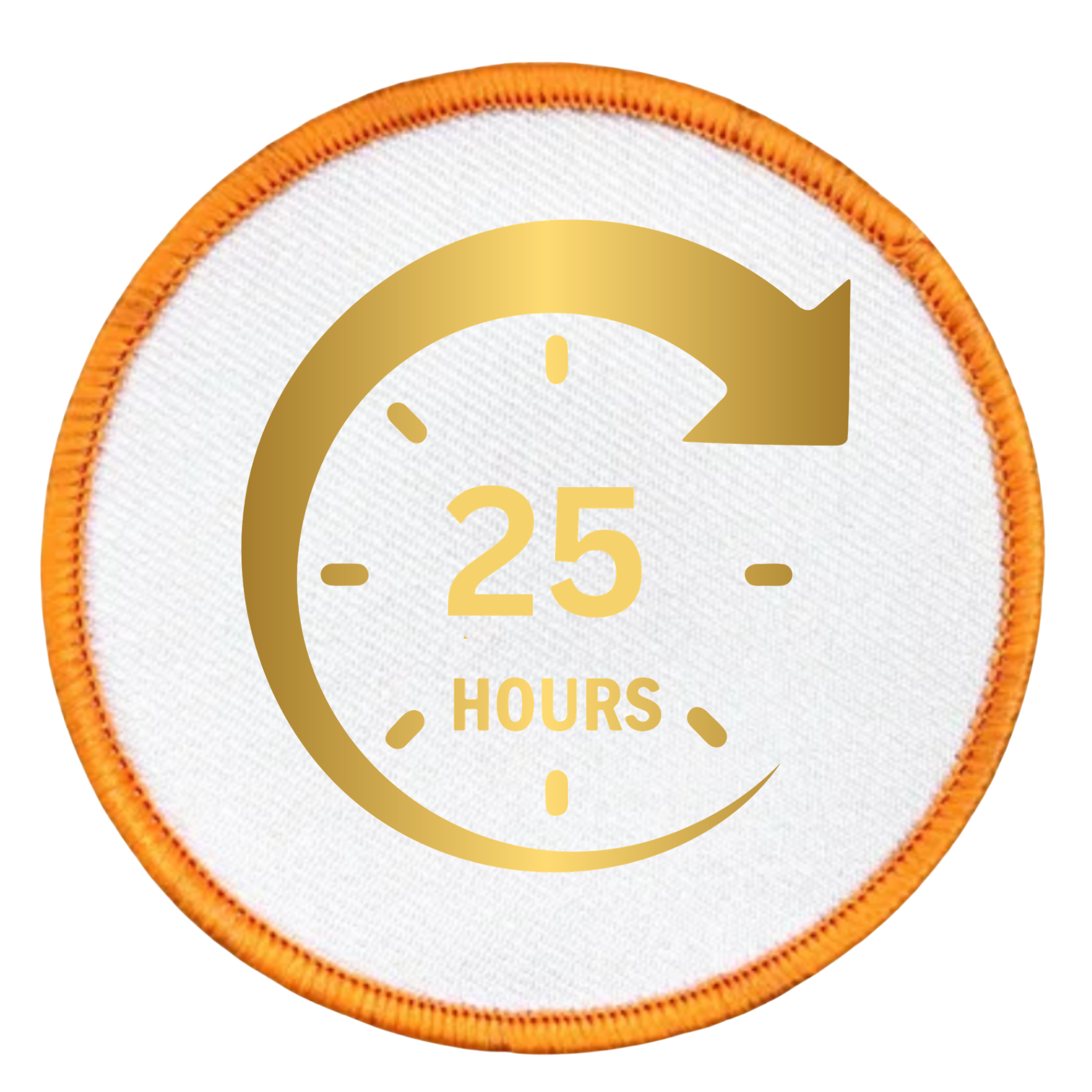 service milestone badge in different colors and shapes