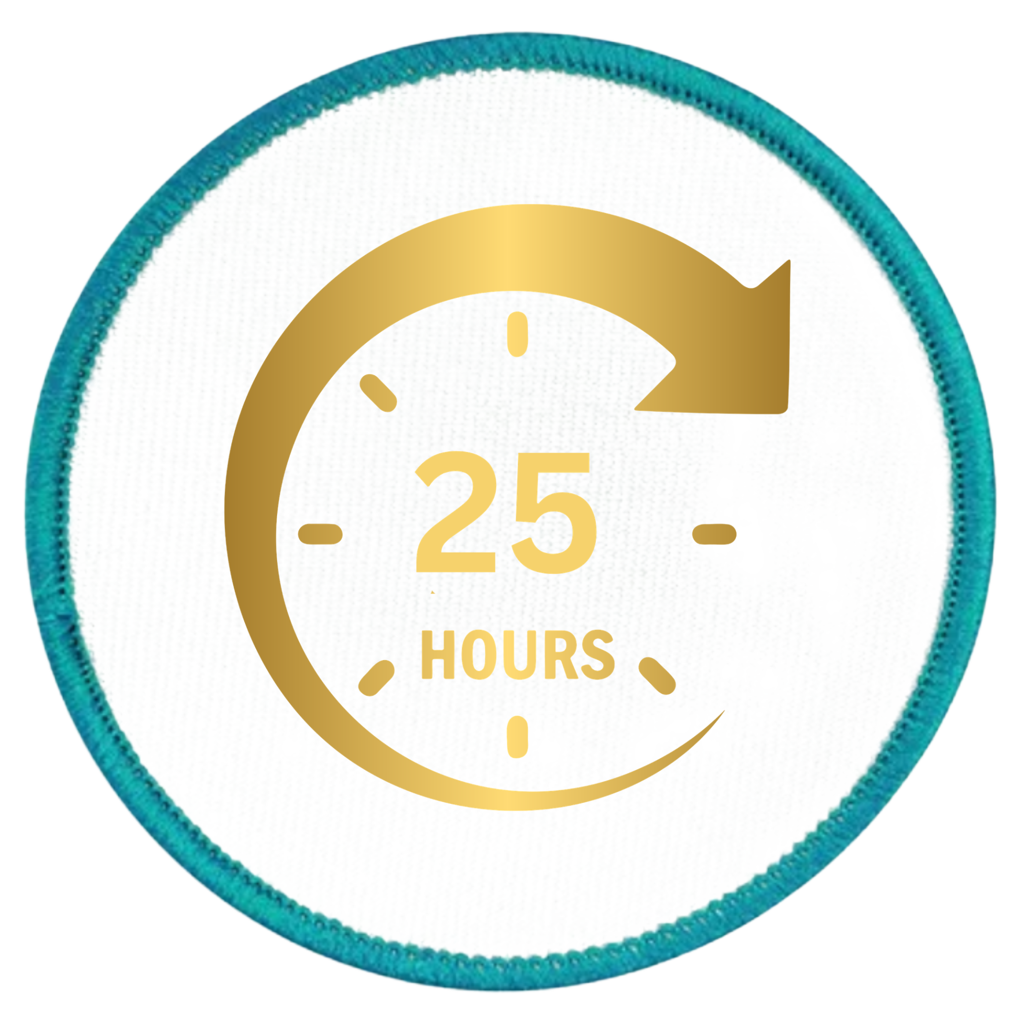 service milestone badge in different colors and shapes