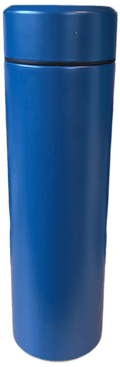 Custom water bottle blue