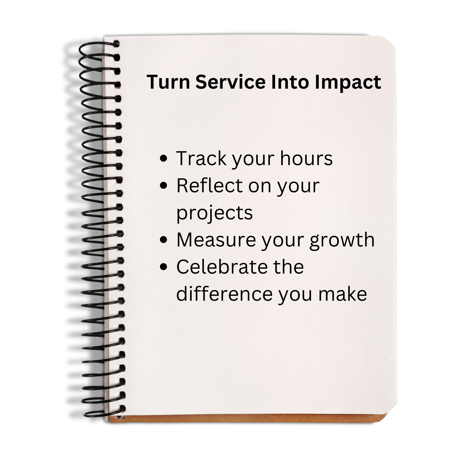 Volunteer tracking app helps volunteers track hours, reflect on service projects, measure growth, and celebrate impact.