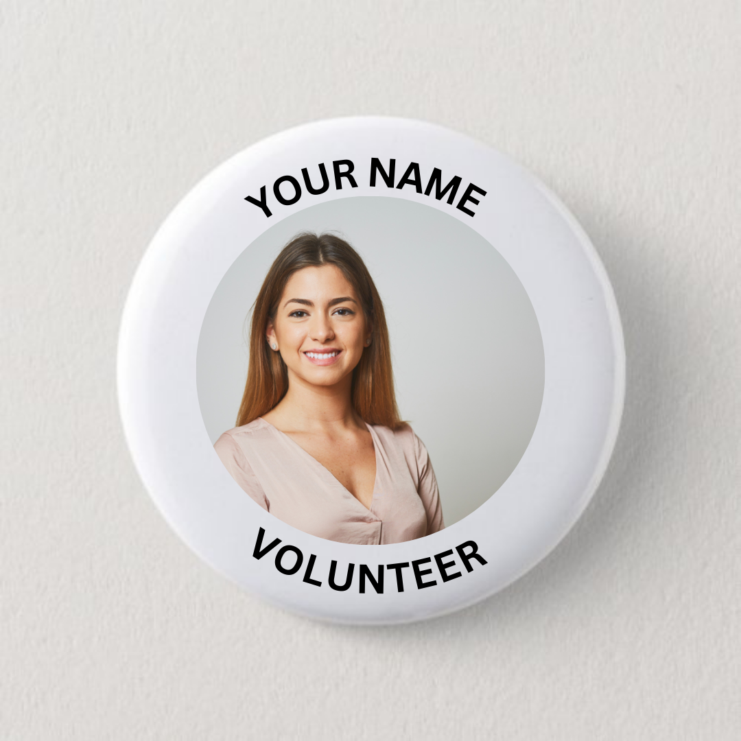 Custom Volunteer Name Badge