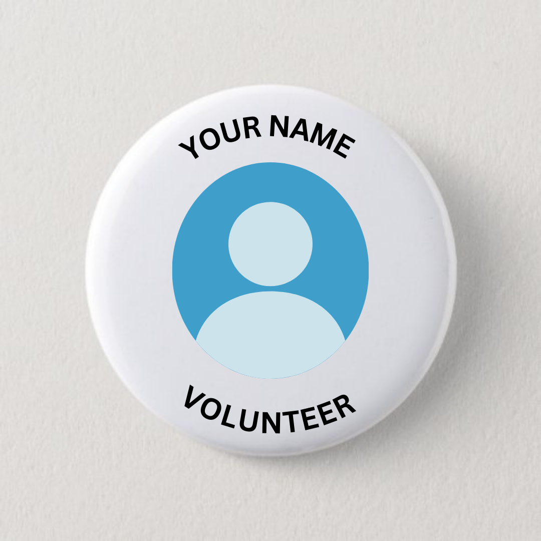 Custom Volunteer Name Badge
