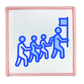 leadership-badge in different shapes and colors