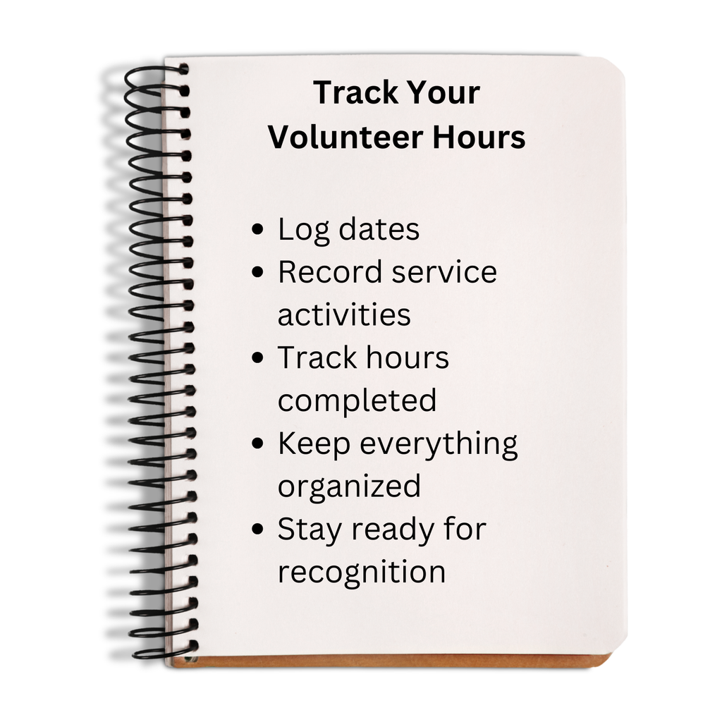 Track volunteer hours