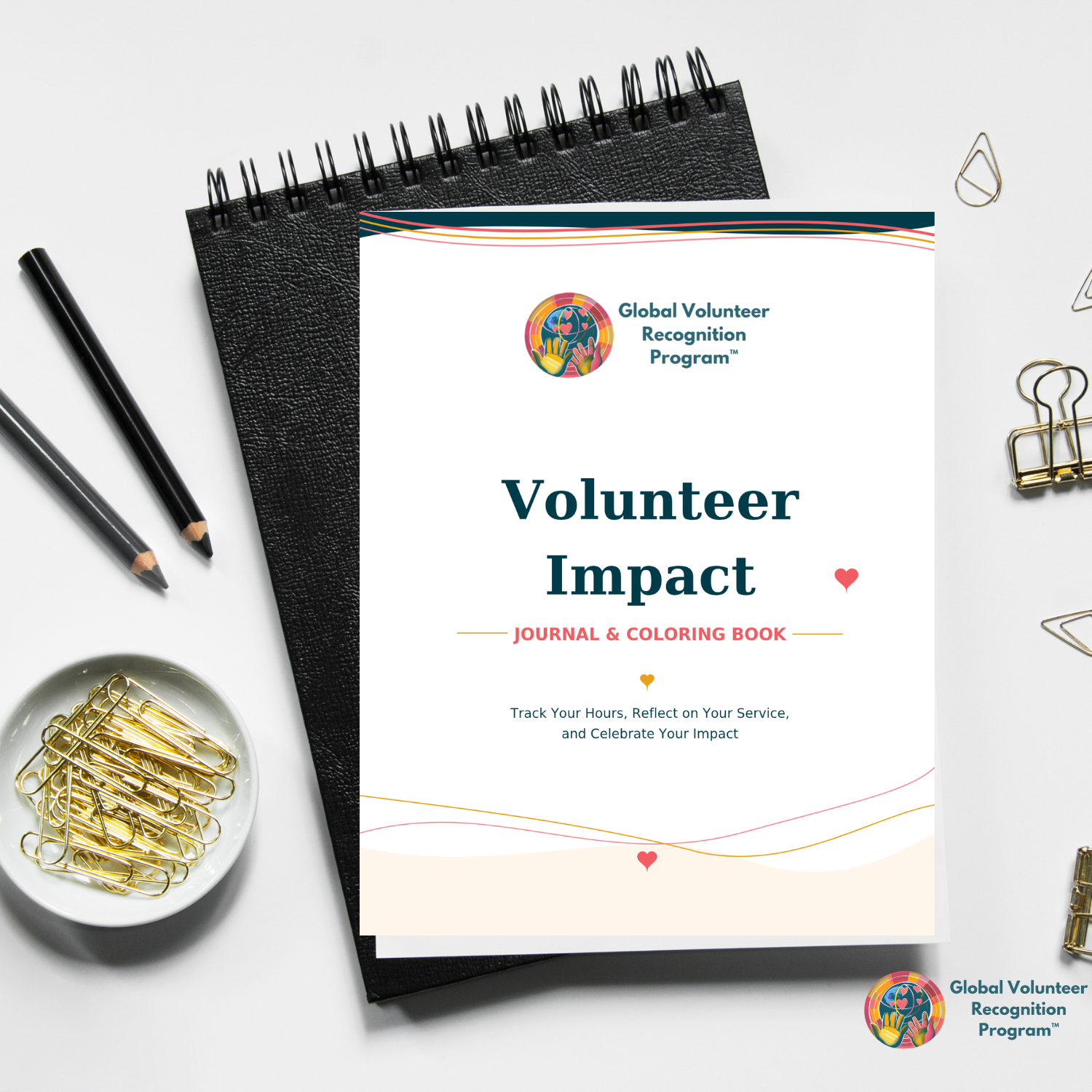 Volunteer impact coloring book