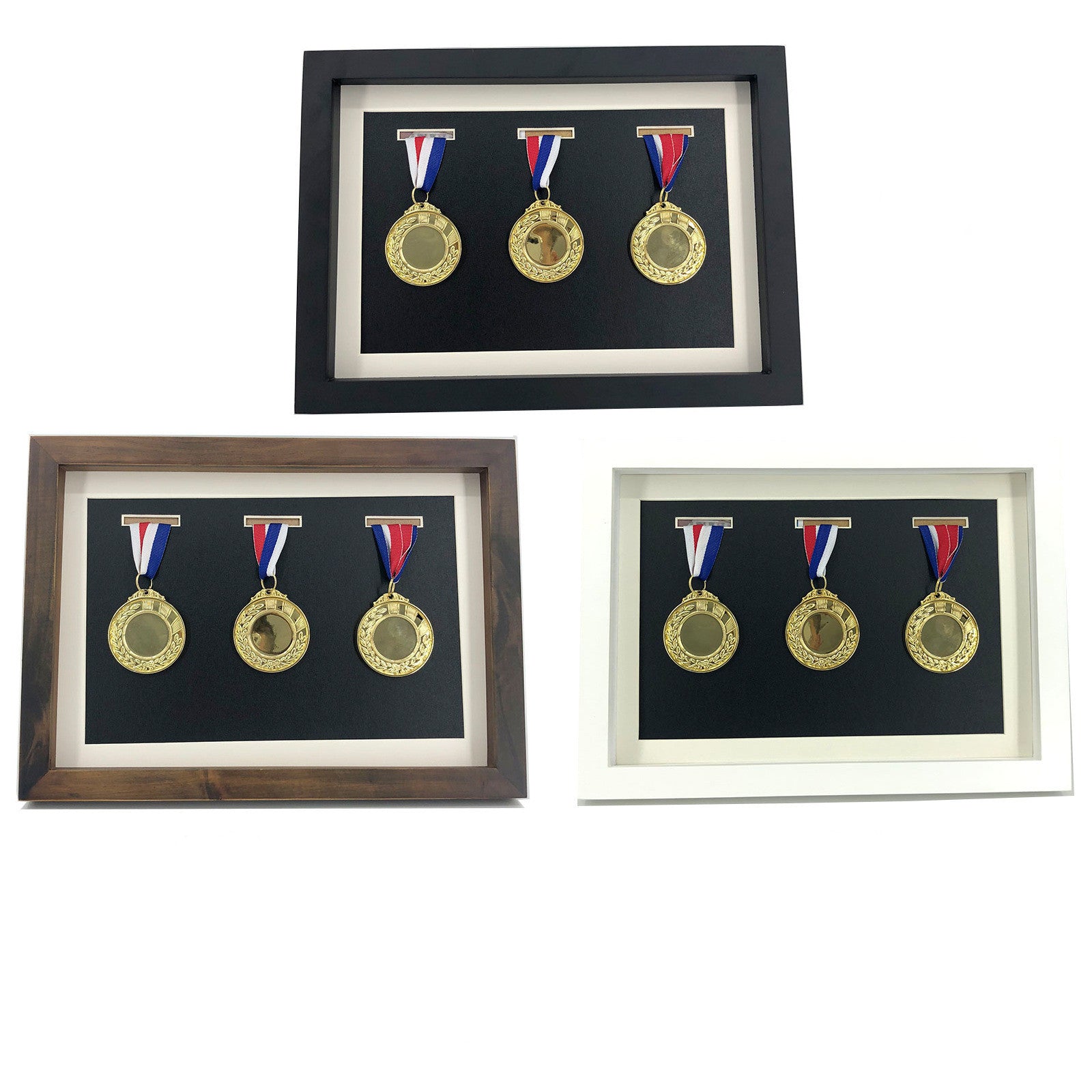 Solid Wood Medal Display Frame Medal Storage Box