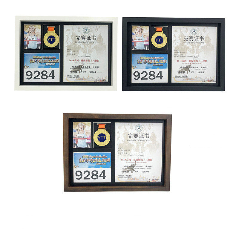 Solid Wood Medal Display Frame Medal Storage Box