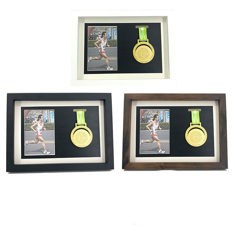 Solid Wood Medal Display Frame Medal Storage Box