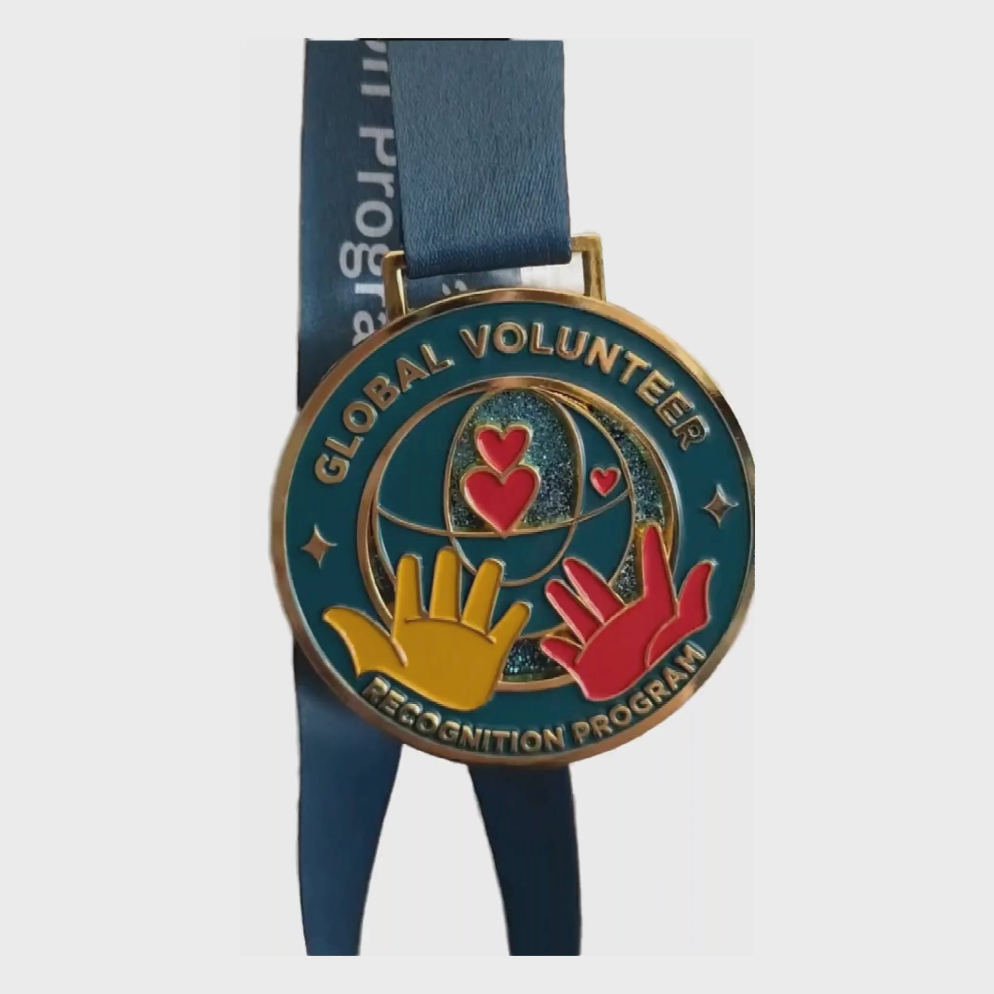 Video of 2026 Global Volunteer Recognition Program medal