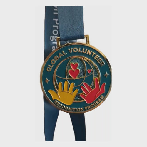 Video of 2026 Global Volunteer Recognition Program medal